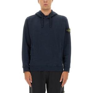 스톤 아일랜드 후드 티셔츠 6100029 S0A20V0020 BLUE