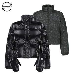 [하이드로겐] 여성 리버시블 숏 다운 자켓_ H21D4JD128_BK