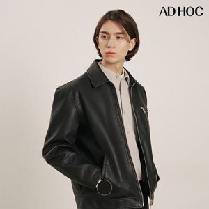 [애드호크]남성 페이크 레더 트러커 점퍼 HB9LE01