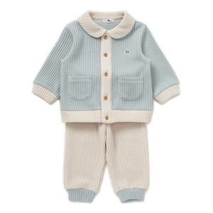 [블루독베이비]MN)니트가디건상하세트 45C13-610-02 출산백일돌