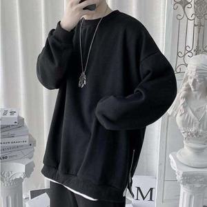 [모로엠]남성 루즈핏 라운드 빅사이즈 맨투맨 ON-TSA-QWD2F55E