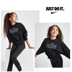 [나이키키즈(플레이키즈)]나이키 걸즈 클럽 박시 GX 스타 맨투맨 티셔츠 8-15세 A244SW366P