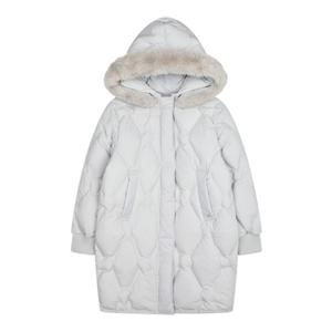 [빈HU]BY64JP02GG 그레이 레이져 퀄팅 덕다운 후드 점퍼