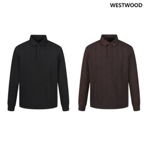 [웨스트우드] 남성 트위스트 누비지 카라 티셔츠 (2컬러) WP4MCTP431
