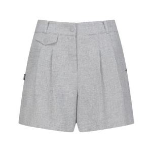 M 파리게이츠골프반바지 NQC 521D3PS212_GY 여성 바니 패치 로고 니팅 투톤 쇼츠