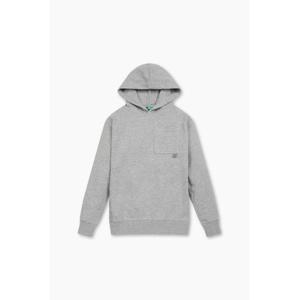 [베네통 키즈] 포켓 후드 맨투맨 3NBMC205AMG_멜란지그레이