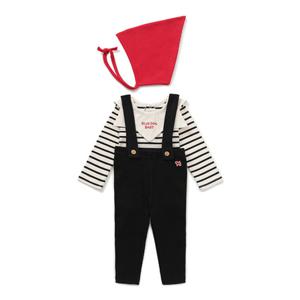 HP블루독베이비25년FW BK)홀리데이멜빵상하세트 45C7067216