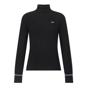 [마스터바니에디션] (421E4SR507)여성 엠보 케이블 터틀넥 니트