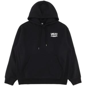 엄브로 기모 로즈 그래픽 후드 티셔츠 UQ421CHDO3BLK