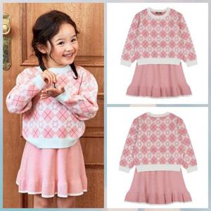 토토헤로스 HC22 플라워 아가일 니트 상하 12452150041