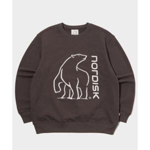 노르디스크 유니 빅 폴라베어 기모 맨투맨 BB OUW24222 E6 G3 KZ Z1