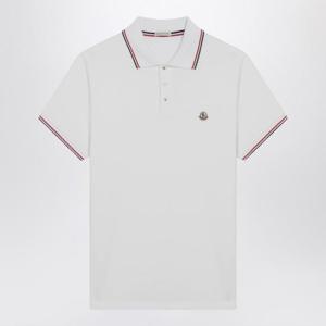 몽클레어 트리밍 코튼 피케 폴로 셔츠  8A7030084556 White