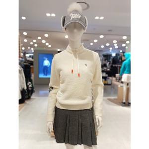 [파리게이츠] 25FW겨울 여성 부클 하이브리드 방풍 니트 (521E4SR402)