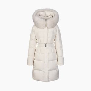 [에고이스트] 슬림 웨이스트 폭스퍼 구스점퍼 ER4TD004