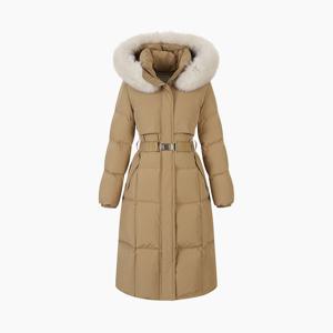 [에고이스트] 버클 포인트 사가퍼 구스 롱 다운점퍼 ER4TD005