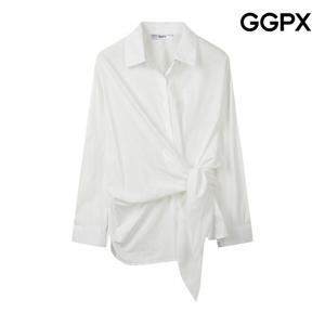 [GGPX] 매듭 웨이스트 셔츠 (GPASH020F)