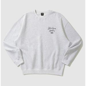 엄브로 공용 로즈 그래픽 기모 맨투맨 BB UP421CFSN3 WMG0 DCH0