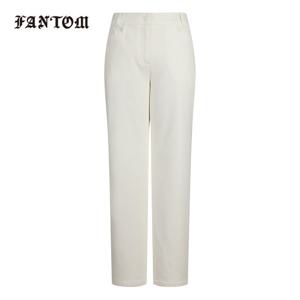 [팬텀] 여성 본딩 백포켓 포인트 배기 팬츠