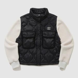 엄브로자켓 LQC UP412CPJD1-BLK 윈터 하이브리드 우먼스 자켓 BLACK