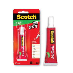 3M 스카치 다용도 강력접착제 젤형 15ml AD6004S 3M 스카치 강력고정 임시고정 스프레이접착제 접착제 스카치접착제 순간접착제