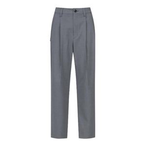 M 파리게이츠골프바지 NQC 521D3PNA01_GY 여성 로고 투 턱 스트레이트 팬츠