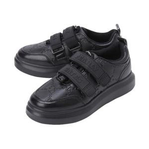 파리게이츠골프화 NQC 521C3SE753_BK 여성 엠보 로고 벨크로 골프화