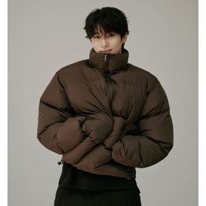 [지오다노] 남자 목넥 패딩 푸파 01075926