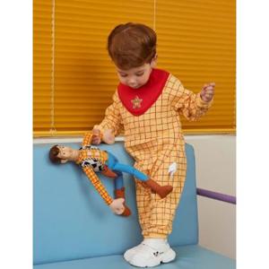 [디즈니베이비]우디체크우주복(턱받이)(YELLOW)_79S717512