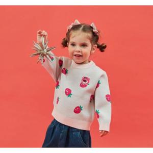 [디즈니베이비]랏쏘딸기전판스웨터(PINK)_79S721053