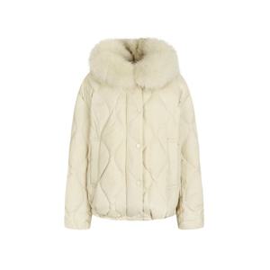 [제이제이 지고트]폭스 퀼팅 스트링 덕다운 점퍼GMBM2PD94