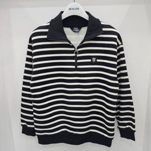 [에꼴리에]스트라이프  반집업카라티(23D5402)_US