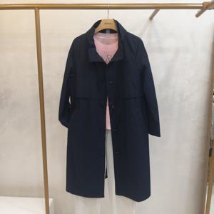 [크레송]숄 카라넥 하프코트NFCFYP01 A DG