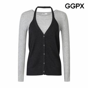 [GGPX] 홀터 베스트 세트 골지 슬림 니트 (GP9KP024F)