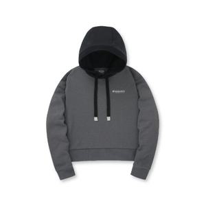 M 디스커버리후드티 BQK DWHD91046-GRD 여성 세미크롭 기모 후드티