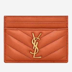 생로랑 로고 가죽 카드지갑 423291 AAA447993