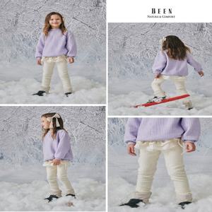 [빈]BZ72PT01IV 아이보리 골지 기모 쫄바지