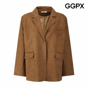 [GGPX] 스웨이드 싱글 하프 자켓 (GPAJK006F)