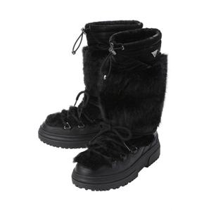 [마스터바니에디션] (421E4SE201)여성 퍼 믹스 스트링 윈터 부츠 골프화