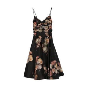 25FW Zimmermann Zimmermann Hypnotic Linen 앤 실크 미니 드레스 5209DF251RFLR