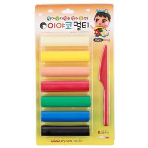 (이야코) 멀티 칼라유토 7색 점토 부품