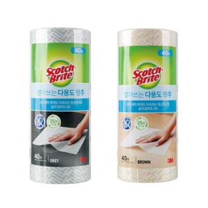 3M 빨아쓰는 다용도 행주 40매 브라운 3M 빨아쓰는 다용도 행주 40매 브라운