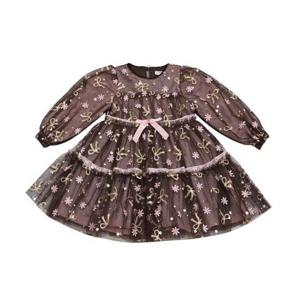 프렌치캣 BR 리본 샤 원피스(Q55DBO060)양말증정