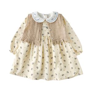 [밍크뮤](IV)쁘띠플라워베스트SET원피스 35C15-400-02