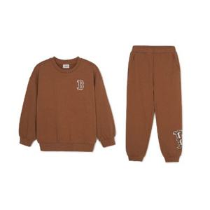 MLB키즈트레이닝세트 NQK 7AS2M0246-43CAS 클래식 모노그램 기모 빅럭스 맨투맨 세트 보스턴 레드삭스