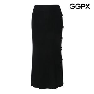 [지지피엑스]골지 진주 디테일 미디 스커트 GP9SK045F