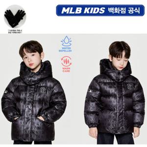 [MLB키즈PG] 모노그램 빈티지 DTP 숏 아동 덕다운 7ADJM0256-50BKS