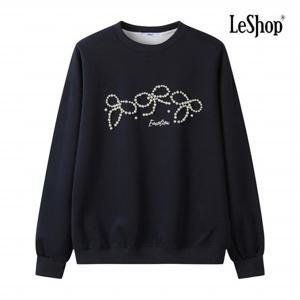 [르샵] 진주 리본 맨투맨 티셔츠 (BPBTS010A)