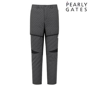 파리게이츠 (511D4PNP81) 남성 퀼팅 레이어드 우븐 블록 팬츠