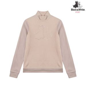 [블랙앤화이트] 여성 가을 헤어리 블루종 긴팔 9261LDON_BEIGE