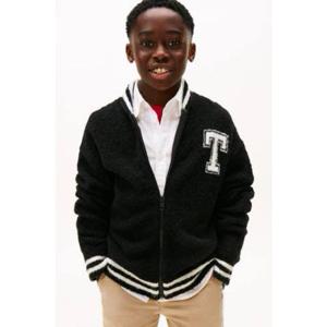 [타미힐피거칠드런2] 부클 스웨터 집업 재킷 T42F7WCD800BT1 8세 16세